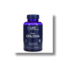 Life Extension 비타민E(디-알파 토코페롤) 2.7mcg EPA(에이코사펜타엔산) 720mg DHA(도코사헥사엔산) 480mg 소프트젤 120정