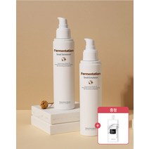 [저자극 영양 기초케어] 발효 달팽이 스킨/로션 SET +(02.04-02.12 증정) 백조크림 블랙 10ml 파우치, 발효달팽이 스킨+로션