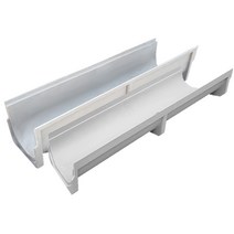 배수로관 PE U형 배수로 덮개 U관 배수관 하수관 덮개, U150-250-1000