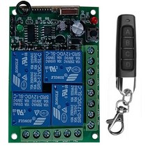 리모컨 찾기 433Mhz 범용 무선 제어 DC12V 24V 4CH 릴레이 수신기 모듈 컨트롤러 RF 스위치 게이트 차고, 05 C   24V