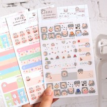 [바보사랑] 일정관리 데코스티커 v2 - 포근포근, 타입:02.도치씨와러부리