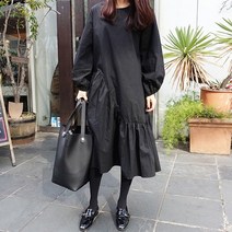퀸앤조이 데일리 주름가득 맥시 원피스***SSK무역***