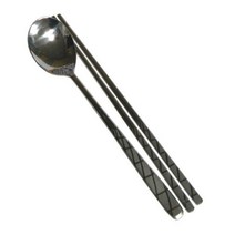 수저 세트 커트러리 스텐 젓가락 10인 숟가락 유아 도시락 신혼 제 휴대용, 단품