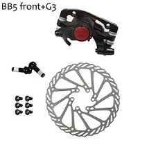 SRAM Avid BB7 BB5 자전거 브레이크 MTB 마운틴 라인 당김 자전거 전방 후방 기계식 디스크 브레이크 캘리퍼스 G3 160mm 사이클링 부품, BB5 전면 G3