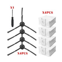 ROIDMI EVE PLUS 액세서리 먼지 봉투 HEPA 필터 걸레 청소 천 메인 브러시 샤오미 로봇 진공 청소기 예비 부품, 06 06, 1개