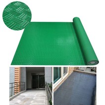 미끄럼방지 병장무늬 그린 우레탄 롤매트 메트 현관매트 발코니바닥재