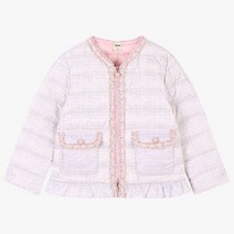 치크 아동 여아 너무 이쁘고 따뜻한 트위드 경량 점퍼 CKJD22W1G