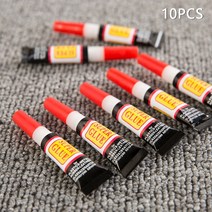 접착제 10 개 액체 슈퍼 접착제 502 인스턴트 강한 본드 가죽 나무 고무 금속 유리 시아 노 아크릴 레이트, 01 10 pcs