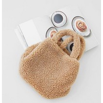 laterior 양털 토트백