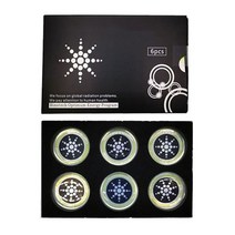 전자파 차단 스티커 전차스 라운드 에너지 휴대폰 28mm 사이즈 방지휴대폰 핸드폰 EMF 보호용실버 골드 색상6 개 634EA 2, 03 S