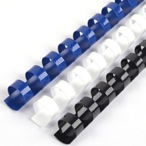 +[플렉스온]+플라스틱링 25mm 1BOX-50개 (195매이내제본) 제본링 소모품 와이어링 제본기 책제본[FLEXONmarket]+, option_흰색