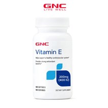 GNC 비타민E 400IU 소프트젤 100정, 1개, 기본