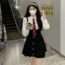봄 빅사이즈 셔츠 원피스 A라인 하객룩