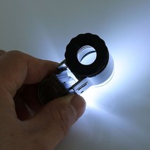 HWA 휴대용 LED 현미경 50배율 12mm렌즈, 본상품선택