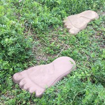 콘크리트 시멘트 보도블럭 금형 틀 바닥 거푸집 잔디 공원 정원 베치 경로 용 스테핑 돌 포장 메이커 1 쌍 발 인쇄 144699