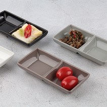 마시 도자기 사각 나눔 찬기 세트 4P 소찬기