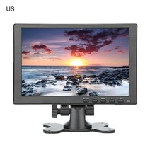 휴대용모니터 포터블모니터 10 인치 휴대용 모니터 HDMI 호환 1920x1080 HD IPS 디스플레이 컴퓨터 LED PS4, 01 US Plug