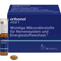 오쏘몰 Orthomol 바이탈 F 여성용 멀티비타민 액상형 타블렛 30개입