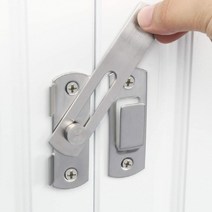 미닫이 문 잠금장치 방문 문걸쇠 간격조절형, 직각형 간격조절형(64mm)