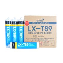 신에츠 오성정밀 LX-T89 렉산용 실리콘 외부용 실란트, 투명 270ML, 1개