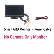 5 인치 AHD 모니터 1024x600170 ° 1280x720P스타라이트 야간 투시경전면AHD 후면 보기 카메라풀 HD 어안, 01 Only AHD Car Monitor