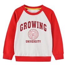 어린이 여아 남아 티셔츠 주니어 맨투맨 후드티 춘추 가을 겨울 크롭티 주니어 의류 긴팔 그로잉