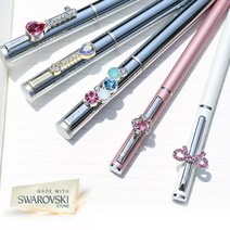 베르티니 볼펜 선물세트 프리미엄 명품 볼펜 각인 스와로브스키 스톤 SWAROVSKI 진급 취업 교수님 어버이날 생일 선물, 6. 스타 화이트