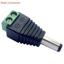 남성 여성 dc 커넥터 2.1mm 2.5mm 전원 잭 어댑터 플러그 led 스트립 라이트 cctv 라우터 카메라 가정용, 5 PC 남성
