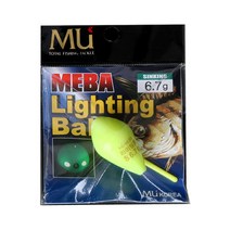 뮤 코리아 뽈락 볼락 루어 플로팅 던질찌 캐스팅볼 축광 케미 장착 라이팅볼 채비 집어등, 뮤 라이팅볼 5.2g그린