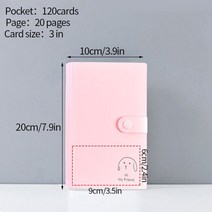 포카홀더 투명 사진 앨범 3 인치 Photocard 홀더 미니 폴라로이드 Kpop Instax 이름 카드 네일 스티커 컬렉션 도서, 17 S4 (120 pockets)