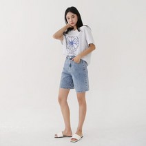 [블랑듀]제이엘 에센셜 데님 버뮤다 JBC2PT022