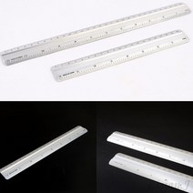 리시안제이 알루미늄 자 커팅자 눈금자, 20cm