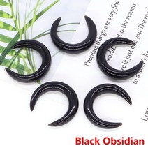 자수정팔찌 패션 탄생석 보석 팔찌 30mm 초승달 모양 천연 크리스탈 힐링 스톤 자수정 로즈 쿼츠 쥬얼리