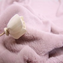 털원단 퍼원단 밍크 극세사 에코퍼 10mm 인디핑크