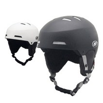 V-02 스키 스노우보드 바이저 헬멧, 퓨전 블랙_M