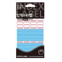 쁘띠팬시 보호필름라벨 견출지 20-F101, 적색, 11개