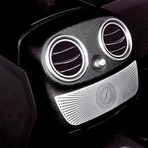 (골져스) 벤츠 C클래스 W205 뒷좌석 콘솔 송풍구 부메스터 크롬몰딩 드레스업 튜닝 인테리어 악세사리 용품, gor // 무광 타입