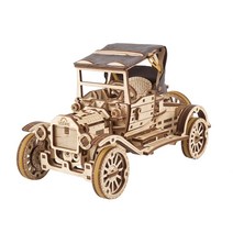 유기어스 3D 목재 퍼즐 우든시티, 3D목재 레트로카, 337p