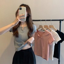 어디서나 데일리룩 미니브이 반팔 티셔츠 집콕트랜드 엣지있는핏 라이브핏