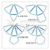 [포디프레임] 각뿔 전개도 SET