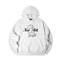 남자 여자 긴팔 후드티 티셔츠 뉴해빗 N/H ADOPT DOG 후드 (DNHNH-002)