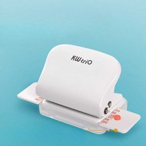 6공타공기 6공펀치 셀프제본 A5 20공 B5 26공 A4 30공 DIY 펀칭 재단기, 다크블루(바인딩링 10개+오프너+커버x2)