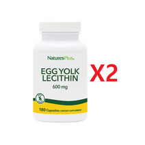 네이처스플러스 에그요크 난황 레시틴 600mg 180캡슐 2개