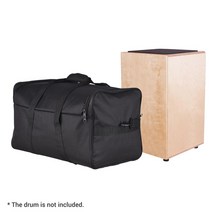 카혼 미니 타악기 카혼 악기muslady 휴대용 cajon box drum bag Thicked 600d cloth drum bag percussion instrument 교체, 검은 색