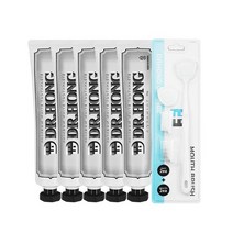 닥터홍 레인보우 미백치약 150g 5개 세트+브러쉬 1개 색상랜덤, 미백치약 150g 5개세트(브러쉬 1개 랜덤증