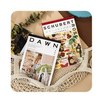 레트로 하이틴 인물 사람 인스 판스 빈티지 다꾸 일러스트 스티커북 세트 2종 50매, 옵션01 DAWN