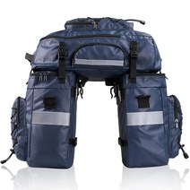 라이노워크 3in1 자전거 짐받이 가방 65L 패니어백 X21606, 블루, 1개