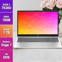 HP Nero 15-FC0065AU 라이젠5 윈11 인강용 사무용 업무용 노트북, 실버, 1TB, 16GB, Free DOS