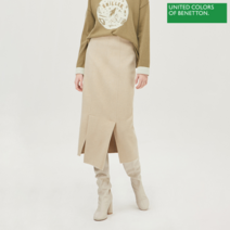 베네통 베네통 롤린 알렉산더 울 스커트 BASK53161_BG