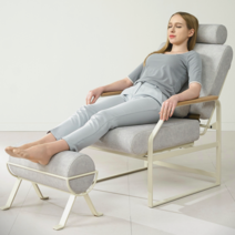 하로아 사무실 리클라이너 소파 국산 수유의자, A(분리형), 에쉬그레이